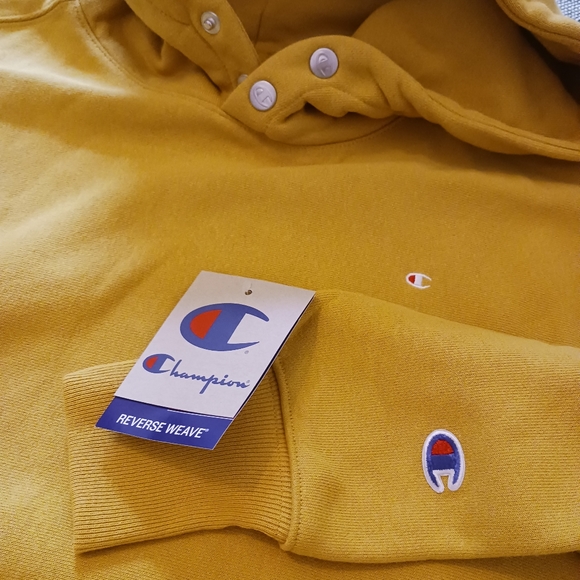 NWT Champion Reverse Weave Snap Button Hoodie - Picture 5 of 11